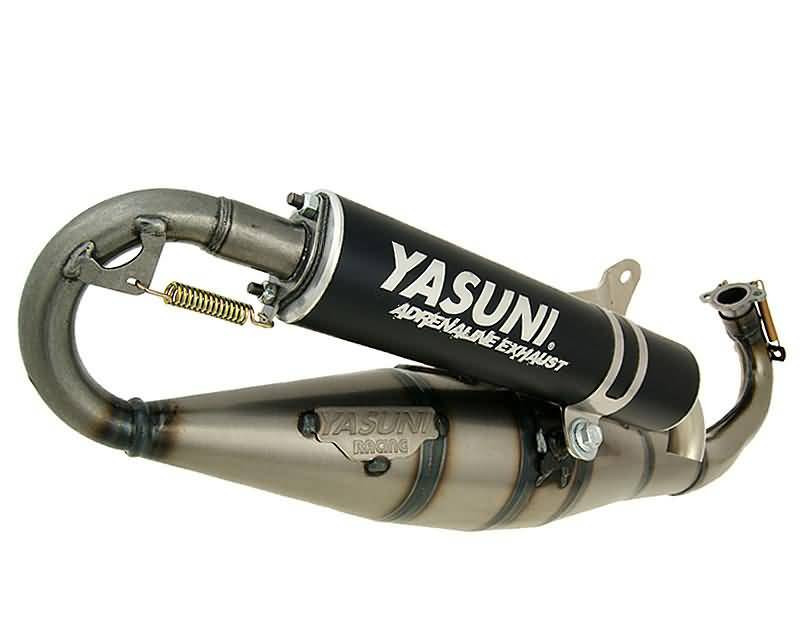 Exhaust Yasuni Carrera Black For Piaggio