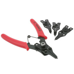 Snap-lock Ring Pliers Tool Kit 10-50mm - 4 Interchangeable Tips