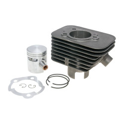 Cylinder Kit Polini Cast Iron Sport 63cc 12mm Piston Pin Headless For Piaggio Boxer, Bravo, CBA, Ciao, Eco, Grillo, Si