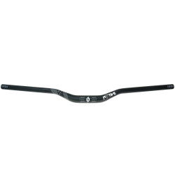 N8tive Handlebar AL7075 740x31.8, 30mm Rise, 5° Up-, 7° Backsweep - Black