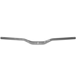 N8tive Handlebar AL7075 740x31.8, 30mm Rise, 5° Up-, 7° Backsweep - Grey