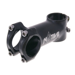 N8tive XC Stem Cold Forged AL2014 31.8mm Ext 80mm, Angle 6° - Black