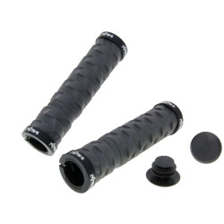 N8tive Double Lock-on Grip Set ROCK 130mm - Grey