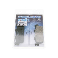 Brake Pads Polini Organic For Kymco K-XCT, People GT, S, X-Citing, New