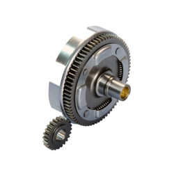 Primary Transmission Gear Up Kit With Clutch Basket Polini 24/72 For Vespa PK, Special, XL 50, 75, 90