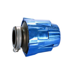 Air Filter Polini D.32 Straight Air Box 32mm Chromed Blue