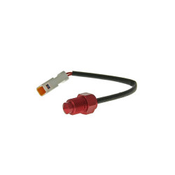 Temperature Sensor Koso 0-250°C - M10xP1.00 Adapter - White Connector