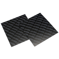 Carbon Fiber Reed Sheets Polini 0,33mm 110x100mm - Universal (light Blue)