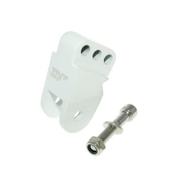 Shock Extender CNC 3-hole Adjustable Mounting White For CPI, Keeway, Generic