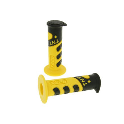 Handlebar Rubber Grip Set TNT 922X Yellow, Black