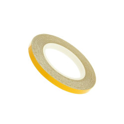 Reflective Wheel / Rim Stripe 5mm Width - Yellow - 600cm Length