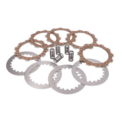 Clutch Plate / Disc Set Reinforced +20% 5-friction Plate Type For Derbi EBE, EBS, D50B0