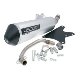 Exhaust Tecnigas 4SCOOT For Piaggio Leader Engine 125-200cc
