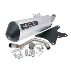 Exhaust Tecnigas 4SCOOT For Piaggio Quasar Engine LC 125-200cc
