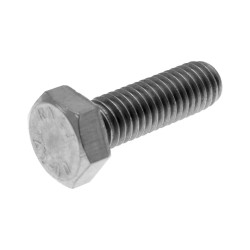 Hex Cap Screws / Tap Bolts DIN933 M8x25 Full Thread Stainless Steel A2 (25 Pcs)