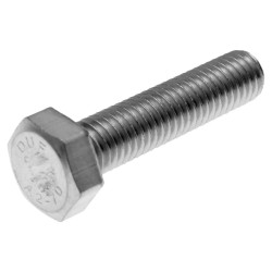 Hex Cap Screws / Tap Bolts DIN933 M8x35 Full Thread Stainless Steel A2 (25 Pcs)