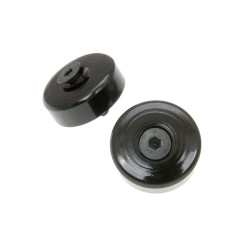 Handlebar / Bar End Weights Anti-vibration Damper Black For Vespa GTS 125-300, Primavera, Sprint