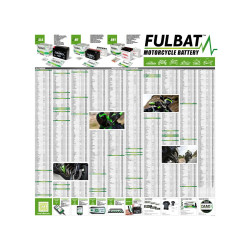 Poster Fulbat Motorcycle And Scooter Battery Applications