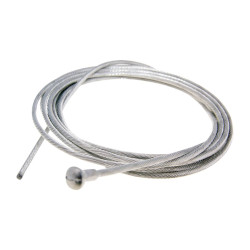 Bowden Inner Cable 190cmx1.9mm With Pear Nipple 6x8mm