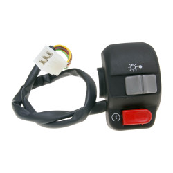 Right-hand Switch Assy For E-starter, W/ Light Switch - Universal