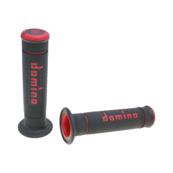 Handlebar Grip Set Domino A240 Trial Black / Red