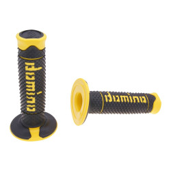 Handlebar Grip Set Domino A260 Off-road Black / Yellow