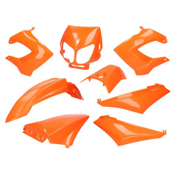 Fairing Kit Orange For Derbi Senda R, SM X-Treme, SM DRD