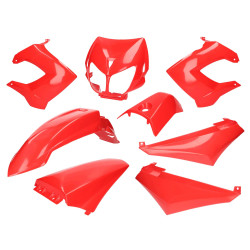 Fairing Kit Red For Derbi Senda R, SM X-Treme, SM DRD