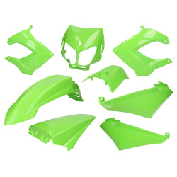 Fairing Kit Green For Derbi Senda R, SM X-Treme, SM DRD
