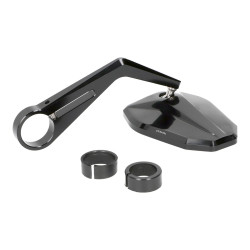 Handle Bar End Mirror Highsider Victory Black