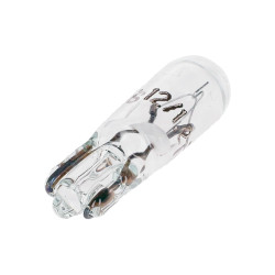 Light Bulb T5 W2x4.6d 12V-1.2W Clear W/ Glass Base