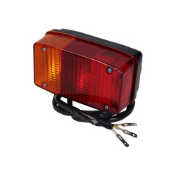 Tail Light Assy W/ Cable For Vespa APE P50, CAR, APE 400, 401, 501, 601