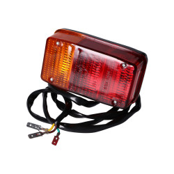 Tail Light Assy W/ Number Plate Light And Cable For Vespa APE P50, CAR, APE 400, 401, 501, 601