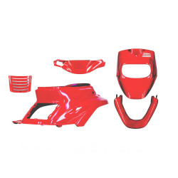 Fairing Kit Red 5-part For MBK Booster -2004, Yamaha BWS -2004