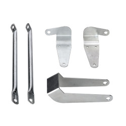 Leg Shield Mounting Parts Set 5-piece For Simson S50, S51, S70