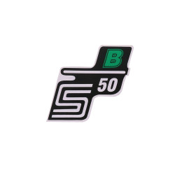 Logo Foil / Sticker S50 B Green For Simson S50