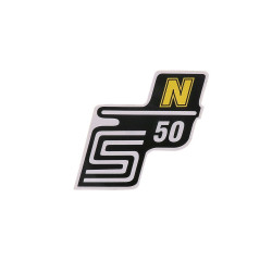 Logo Foil / Sticker S50 N Yellow For Simson S50