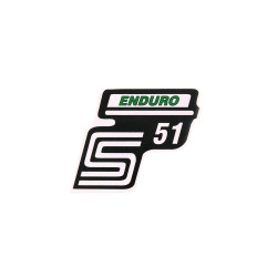 Logo Foil / Sticker S51 Enduro Green For Simson S51