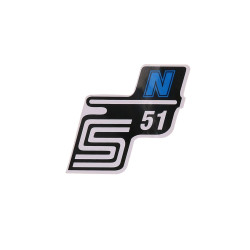 Logo Foil / Sticker S51 N Blue For Simson S51