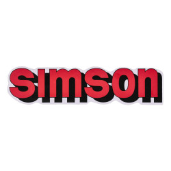 Logo Foil / Sticker Tank Red, Black For Simson S51
