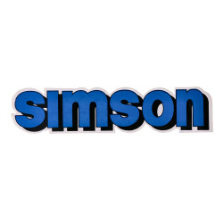Logo Foil / Sticker Tank Blue, Black For Simson S51