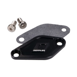 Oil Pump Cover Doppler Black For Minarelli AM6, Derbi EBE, EBS, D50B