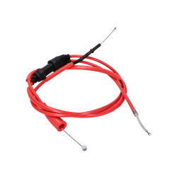 Throttle Cable Doppler PTFE Red For Derbi Senda DRD X-Treme 11-, DRD Racing 11-, Aprilia RX 50, SX 50 11-, Gilera RCR, SMT 11
