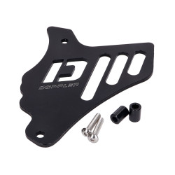 Front Sprocket Cover Doppler Black For Minarelli AM, Generic, KSR-Moto, Keeway, Motobi, Ride