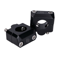 Handlebar Clamp Set Doppler 22mm To 28.6mm Black