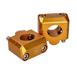 Handlebar Clamp Set Doppler 22mm To 28.6mm Gold