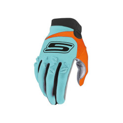 MX Gloves S-Line Homologated, Blue / Orange - Size M