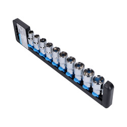 Wrench Socket Set Shallow 10-piece Metric 1/2 Inch 10-19mm