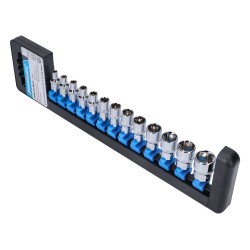 Wrench Socket Set Shallow 13-piece Metric 1/4 Inch 4-14mm