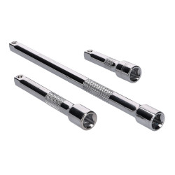 Extension Bar Socket Wrench Set 3-piece 1/4 Inch